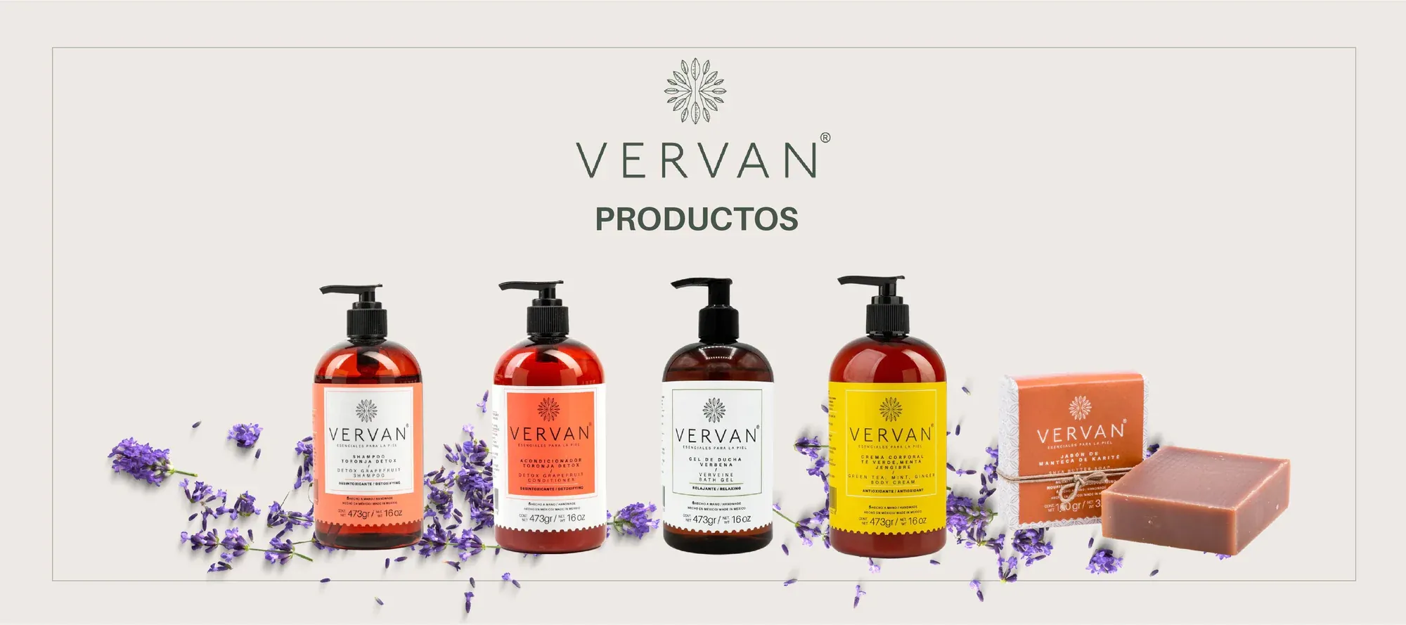 Natural textures and scents from Vervan